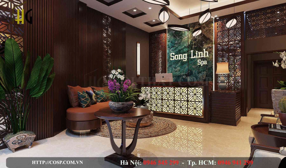 Thiết kế spa đẹp Song Linh- Hải Phòng